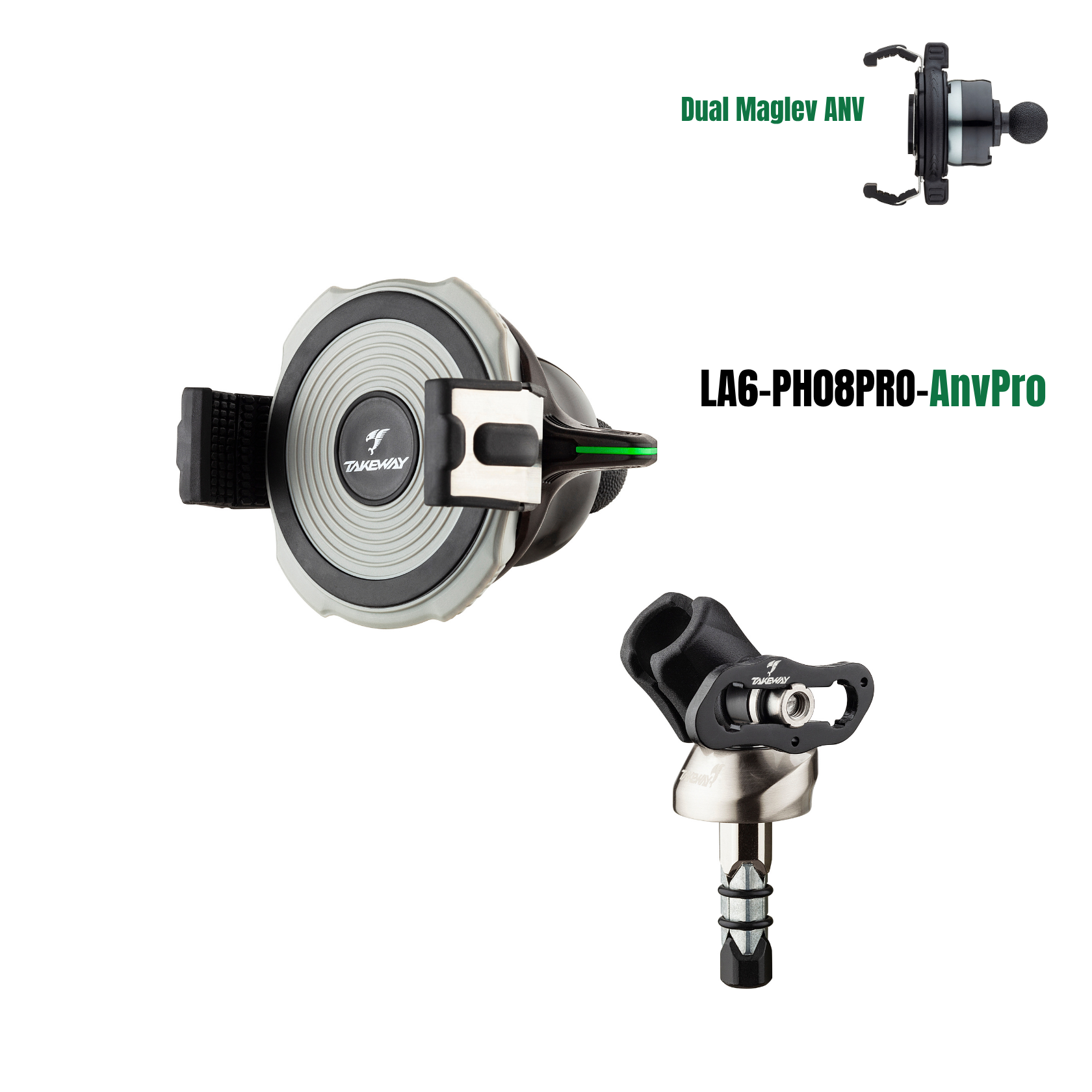 PH08PRO Mag Phone Holder_Dual Maglev ANV (AnvPro)