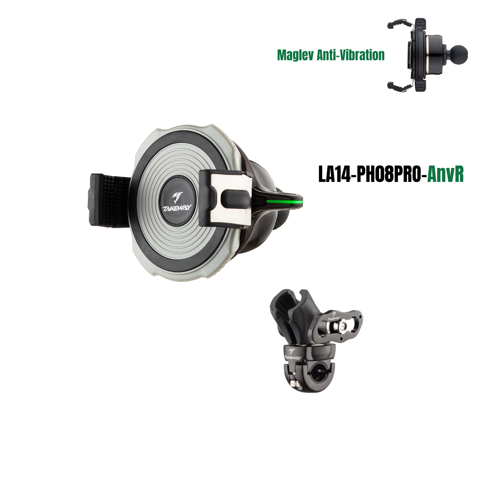 PH08PRO Mag Phone Holder_Maglev Anti-Vibration (AnvR)