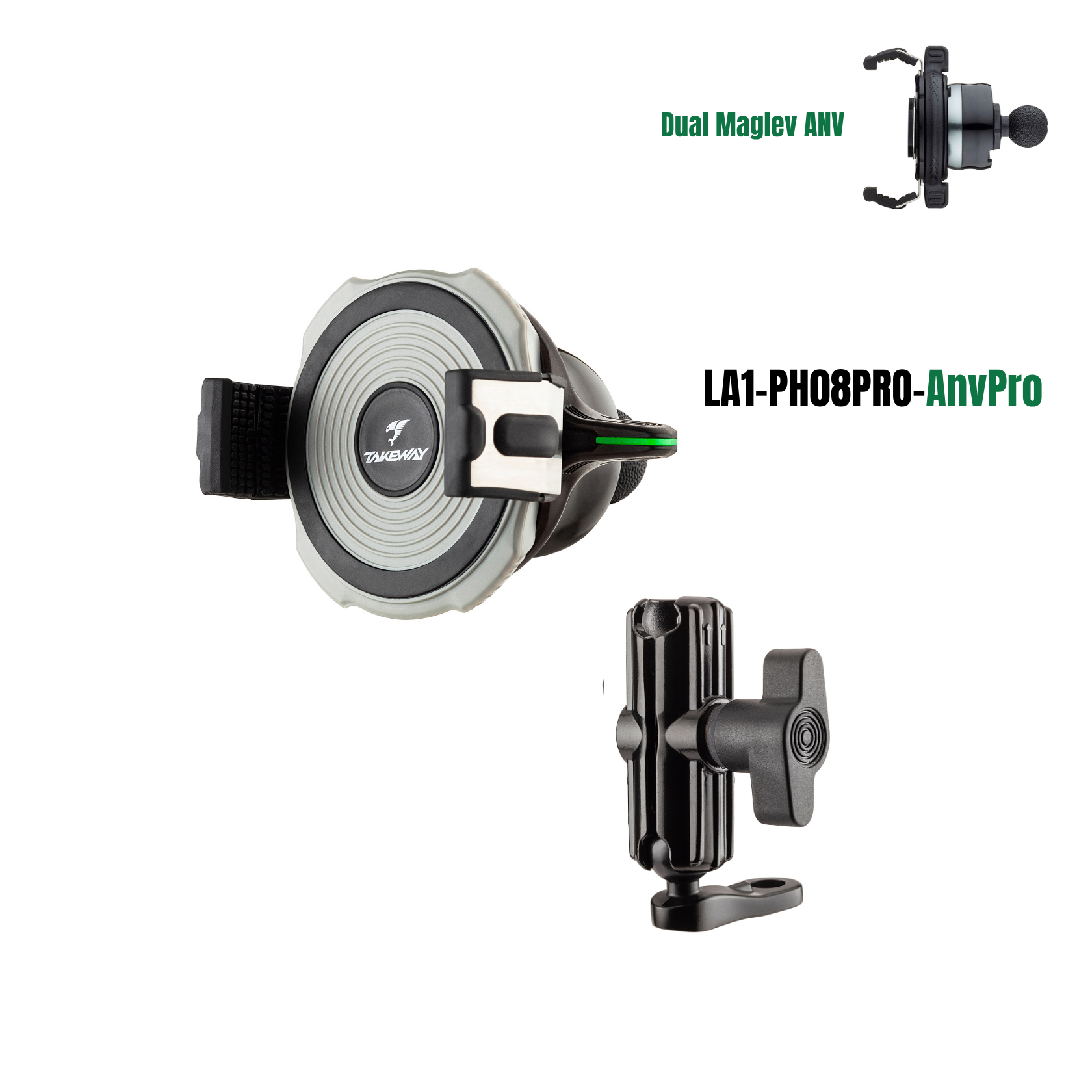 PH08PRO Mag Phone Holder_Dual Maglev ANV (AnvPro)