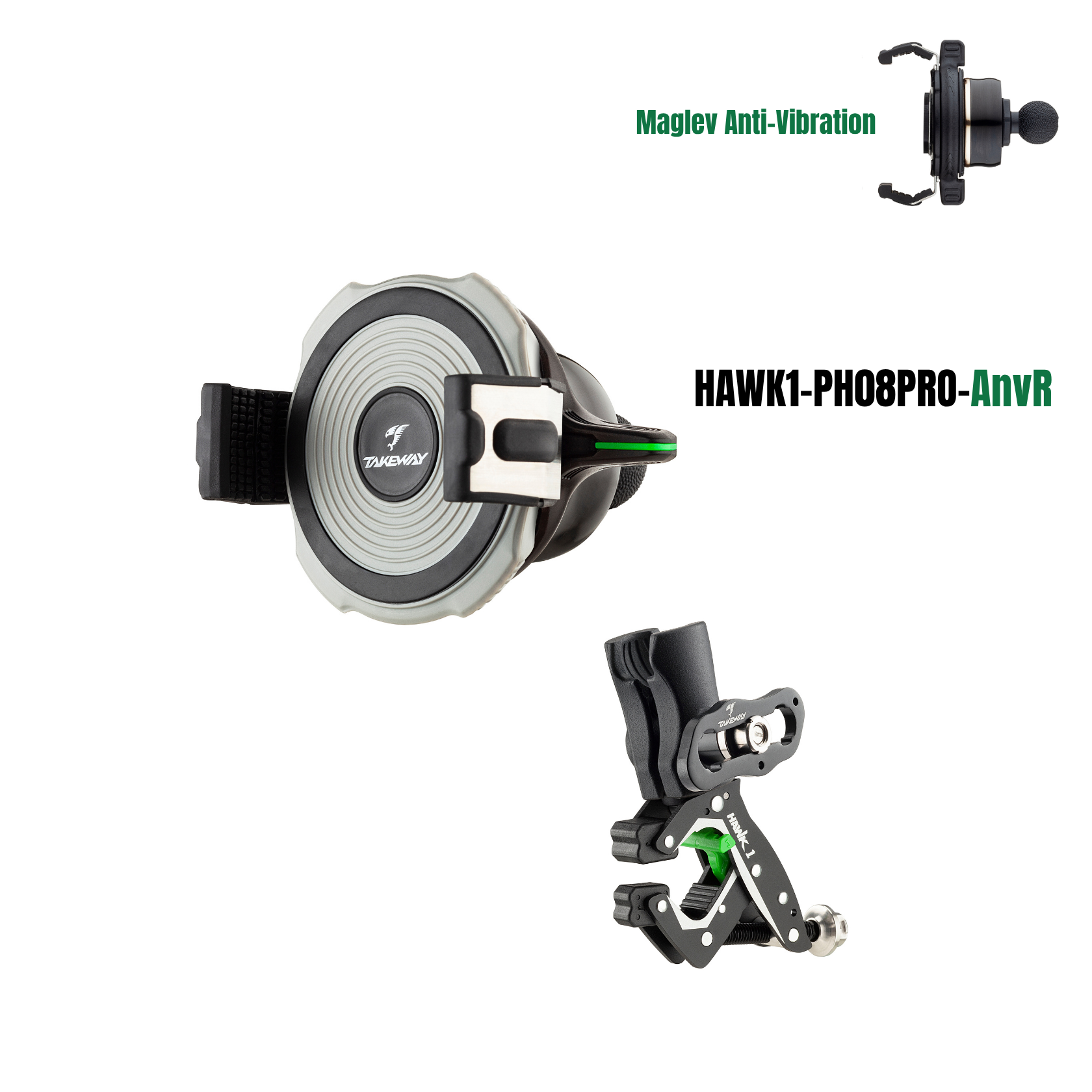 PH08PRO Mag Phone Holder_Maglev Anti-Vibration (AnvR)