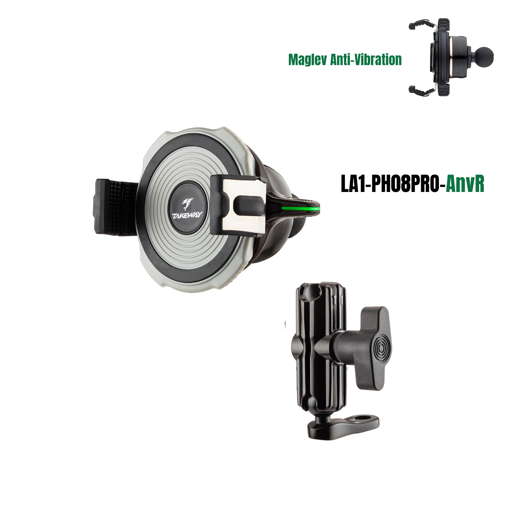 PH08PRO Mag Phone Holder_Maglev Anti-Vibration (AnvR)