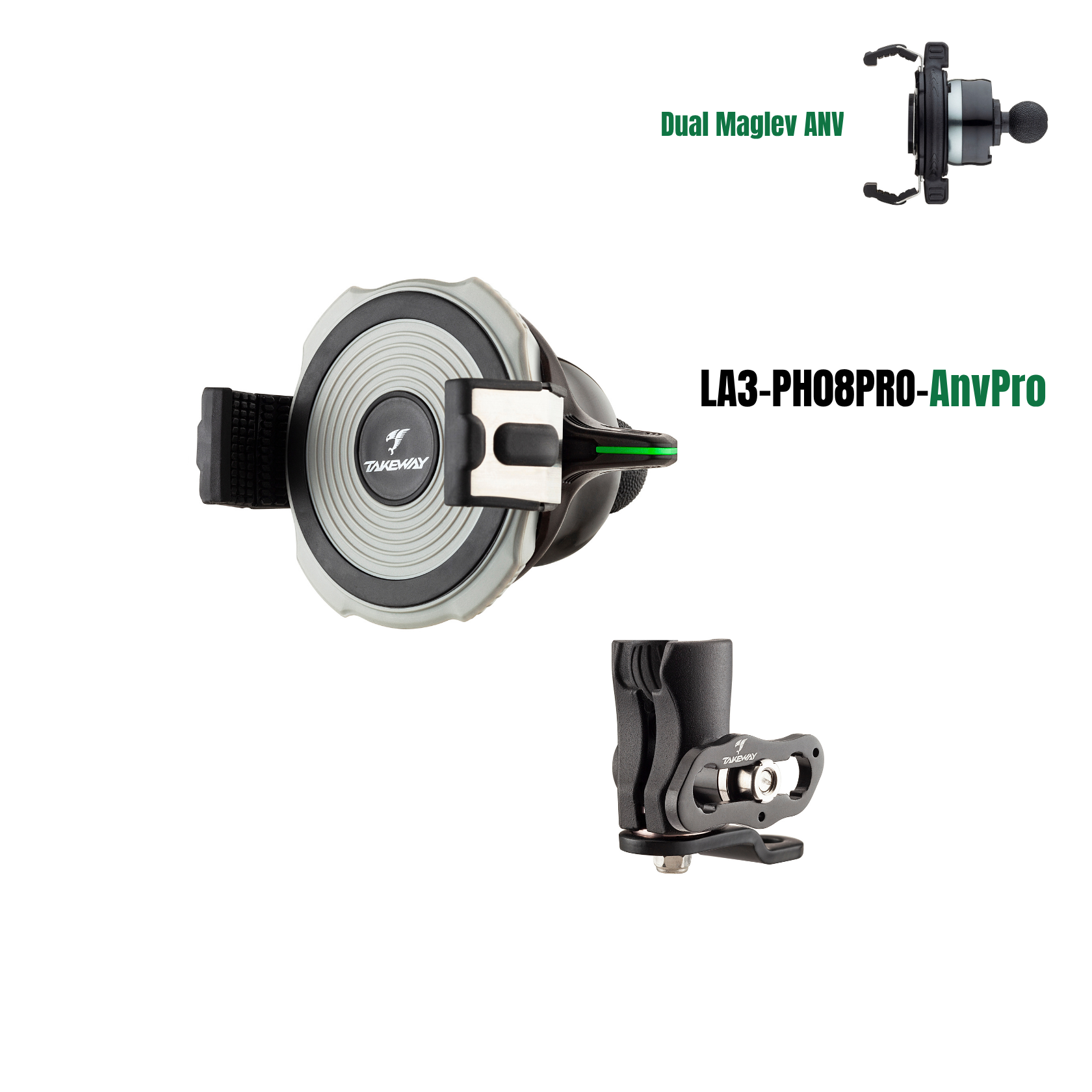 PH08PRO Mag Phone Holder_Dual Maglev ANV (AnvPro)